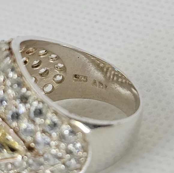 Authentic Victoria Wieck Absolute Ring Sterling Silver Size 7 - Picture 6 of 8